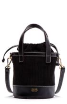 Frances Valentine Small Corduroy Bucket Bag - Black