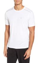 Men's Nike Dry Tailwind Short Sleeve Running T-shirt - White