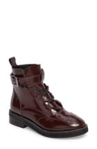 Women's Steve Madden Braxton Moto Boot .5 M - Burgundy