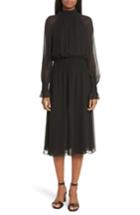Women's Tory Burch Collette Silk Midi Dress - Black