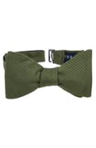 Men's Ted Baker London Fancy Silk & Cotton Bow Tie, Size - Green