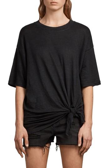 Women's Allsaints Meli Tee - Black