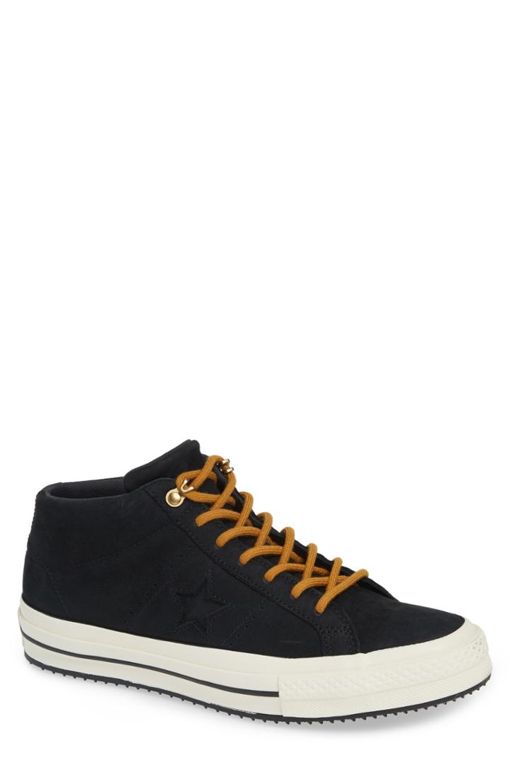 Men's Converse One Star Mid Counter Climate Scout Sneaker .5 M - Black