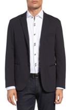 Men's Stone Rose Knit Blazer - Black