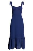 Women's Reformation Nikita Floral Dress - Blue