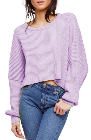 Women's Free People Festival Pier Pullover - Purple
