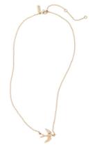 Women's Topshop Engraved Bird Ditsy Necklace