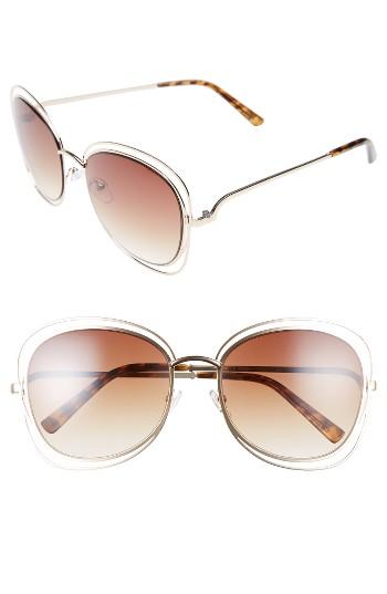 Women's Bp. 65mm Cutout Butterfly Sunglasses -