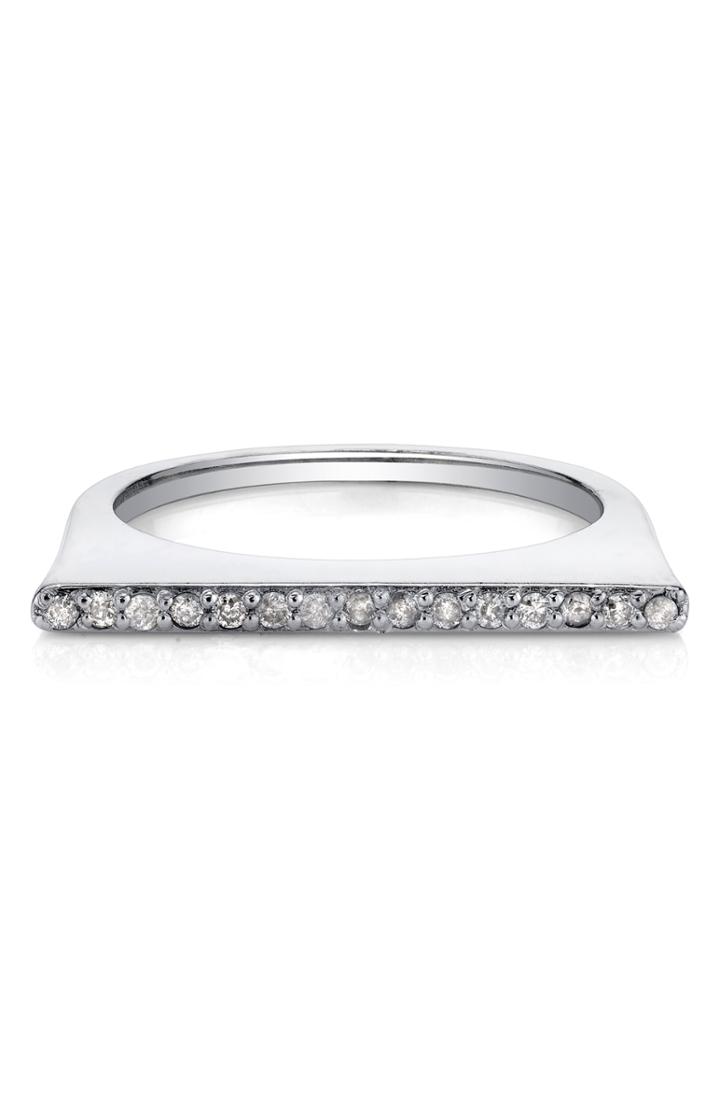 Women's Sheryl Lowe Pave Diamond Bar Ring