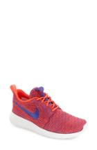 Women's Nike Flyknit Roshe Run Sneaker M - Red