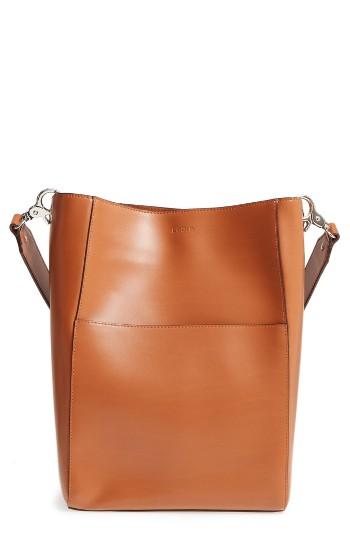 Lodis Berta Leather Bucket Bag - Brown