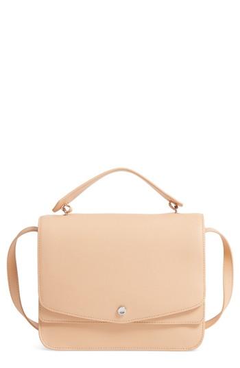 Elizabeth And James Eloise Leather Shoulder Bag - Beige