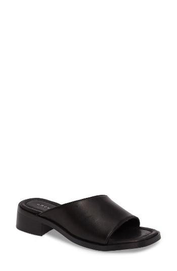 Women's Grey City Paula Slide Sandal M - Black