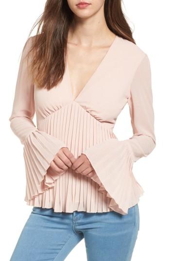 Women's Lovers + Friends Fain Bell Sleeve Top