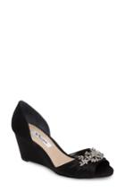 Women's Nina Emiko D'orsay Wedge Pump .5 M - Black