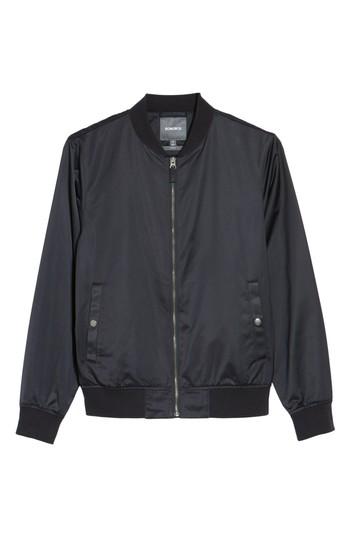 Men's Bonobos Moto Bomber Jacket, Size - Blue