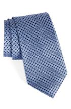 Men's Nordstrom Double Dot Silk Tie, Size X-long - Blue