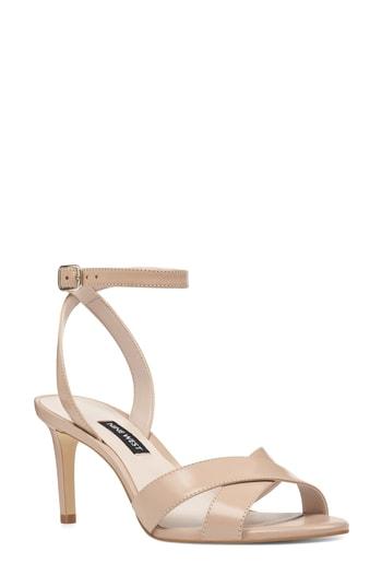 Women's Nine West Apryle Ankle Strap Sandal M - Beige