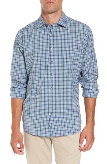 Men's Rodd & Gunn Charming Creek Fit Sport Shirt, Size Small - Blue