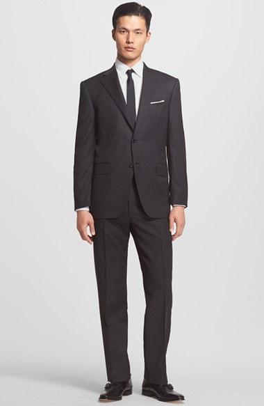 Men's Canali Trim Fit Wool Suit