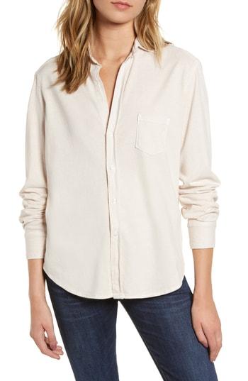 Women's Frank & Eileen Tee Lab Button Front Jersey Shirt - Pink