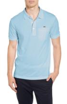 Men's Lacoste Regular Fit Pocket Pique Polo (l) - Blue