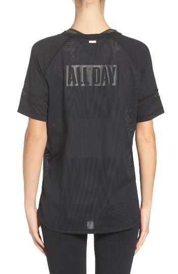 Women's Alala All Day Mesh Tee - Black