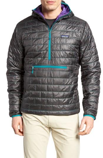 Men's Patagonia Nano Puff Bivy Regular Fit Water Resistant Jacket - Black