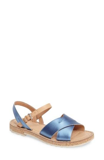 Women's Camper Pimpom Strappy Sandal Eu - Blue
