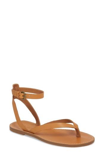 Women's Madewell Boardwalk Sandal M - Brown