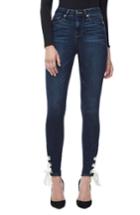 Women's Good American Good Waist Ultra High Waist Ankle Skinny Jeans - Blue