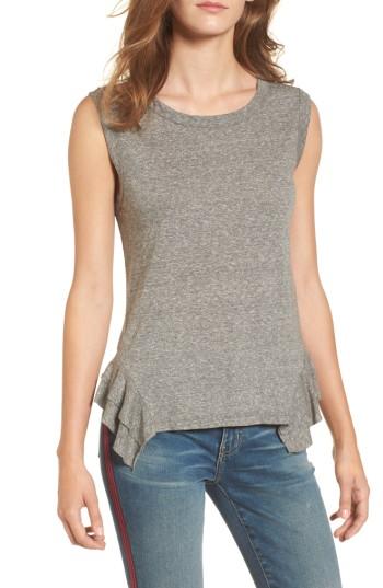 Women's Current/elliott The Tier Muscle Tank - Grey