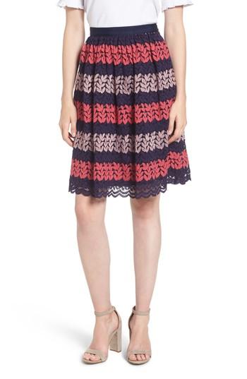 Women's Draper James Ivy Lace Skirt - Pink