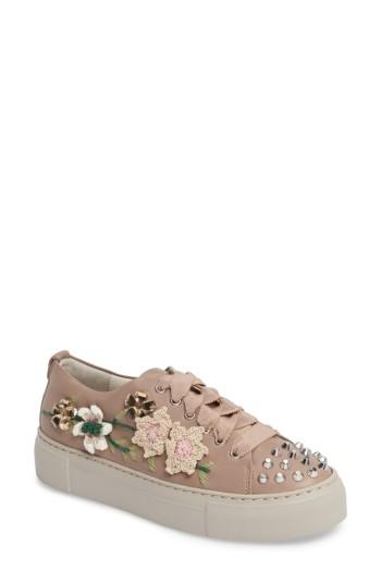 Women's Agl Flower Embellished Sneaker Us / 39eu - Beige