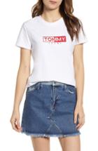 Women's Tommy Jeans Tjw Box Logo Tee - White