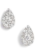 Women's Bony Levy Diamond Pave Pear Stud Earrings (nordstrom Exclusive)