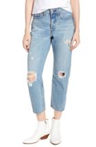 Women's Levi's Wedgie Ripped Straight Leg Jeans