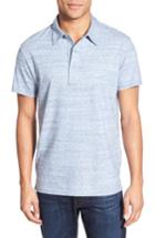 Men's Grayers Nepped Slub Jersey Polo - Blue