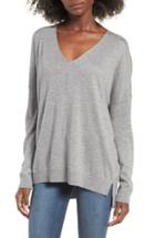Women's Leith V-neck Sweater - Grey