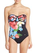 Women's Ted Baker London 'forget Me Not' Underwire One-piece Swimsuit