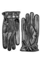 Men's Hestra 'jake' Leather Gloves - Blue