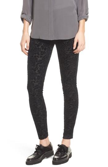 Women's Nordstrom Burnout Floral Leggings