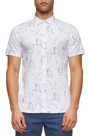 Men's Tavik Bowery Short Sleeve Shirt - White