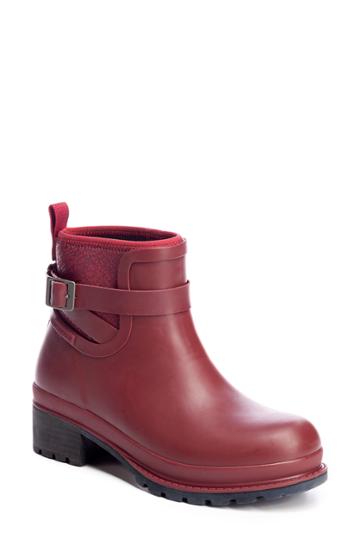 Women's The Original Muck Boot Company Liberty Waterproof Rubber Boot M - Red