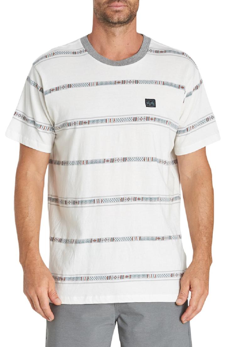 Men's Billabong Atlas Crewneck T-shirt - White