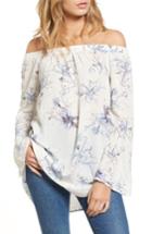Women's Bp. Off The Shoulder Tunic, Size - Ivory
