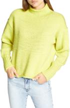 Women's Sanctuary Curl Up Sweater - Green
