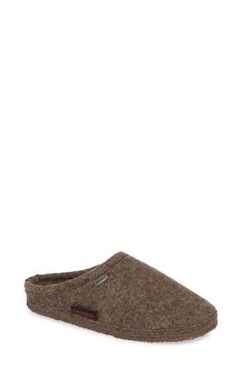 Women's Giesswein Abend Boiled Wool Slipper Eu - Beige