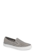 Women's Sperry Seaside Nautical Perforated Slip-on Sneaker .5 M - Grey