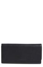 Women's Hobo Era Wristie Leather Wallet - Black